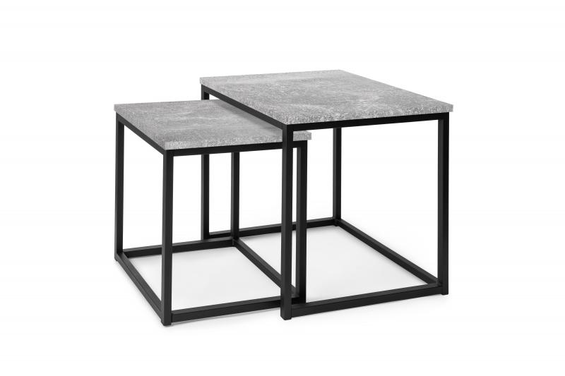 NOWOCZESNY METALOWY STOLIK LOFT 2w1