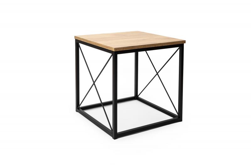 Nowoczesny Stolik X Kawowy Czarny