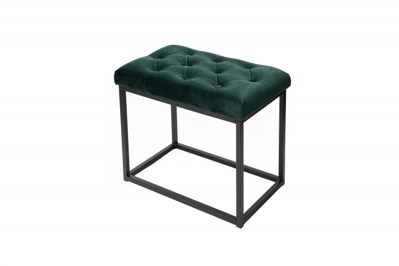 Ławka Szafka Metalowa Tapicerowana Pikowane Siedzisko Wielokolorów