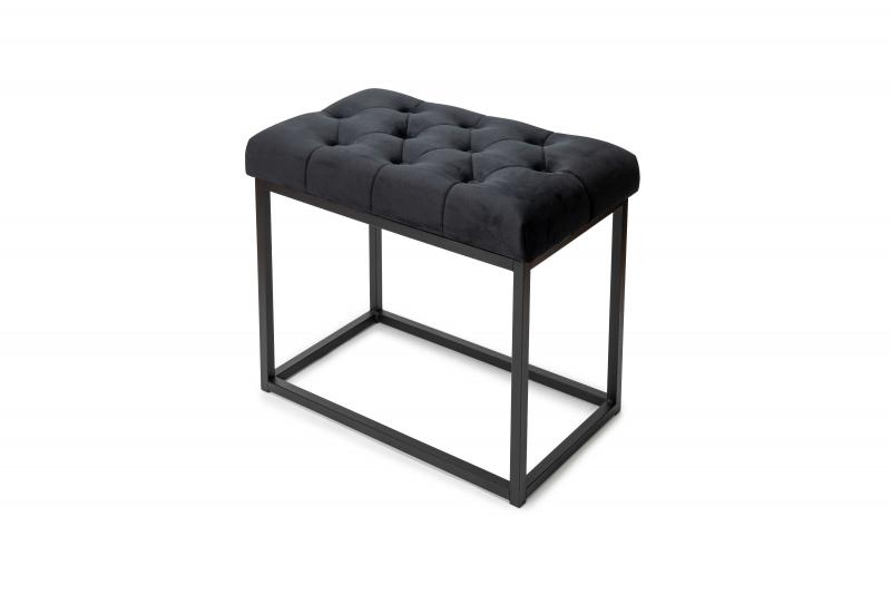 Ławka Szafka Metalowa Tapicerowana Pikowane Siedzisko Wielokolorów