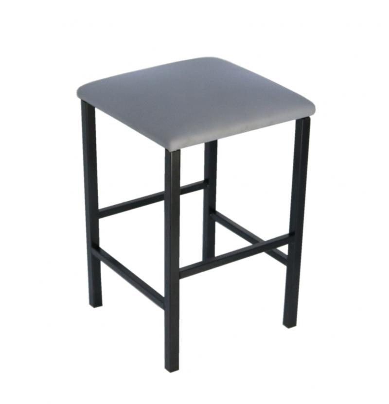 Hoker Stołek Barowy Metalowy Tapicerowany Welurowe Siedzisko Produkt PL