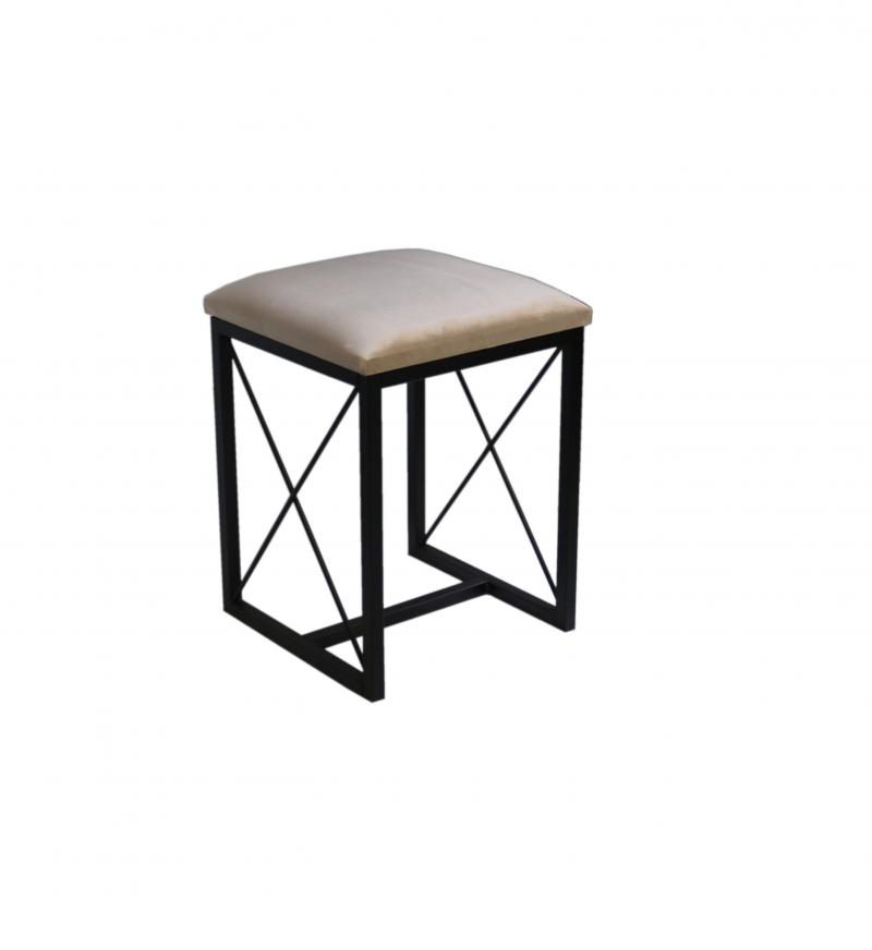 Taboret Taborety Stołek Kuchenny Metalowy Czarny