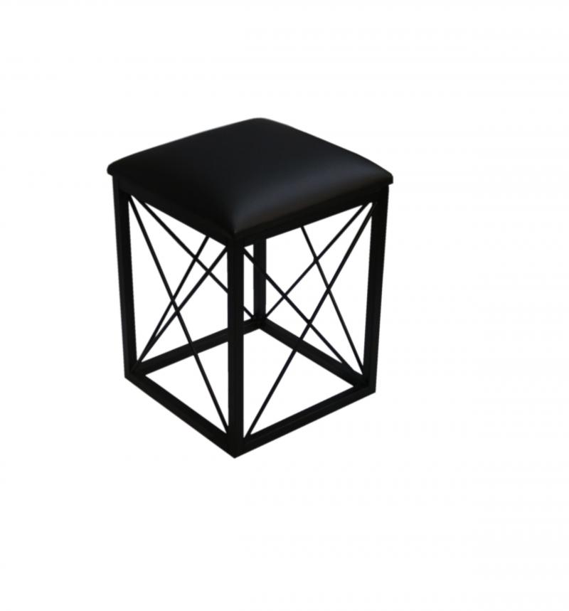 Taboret Taborety Stołek Kuchenny Metalowy Welur