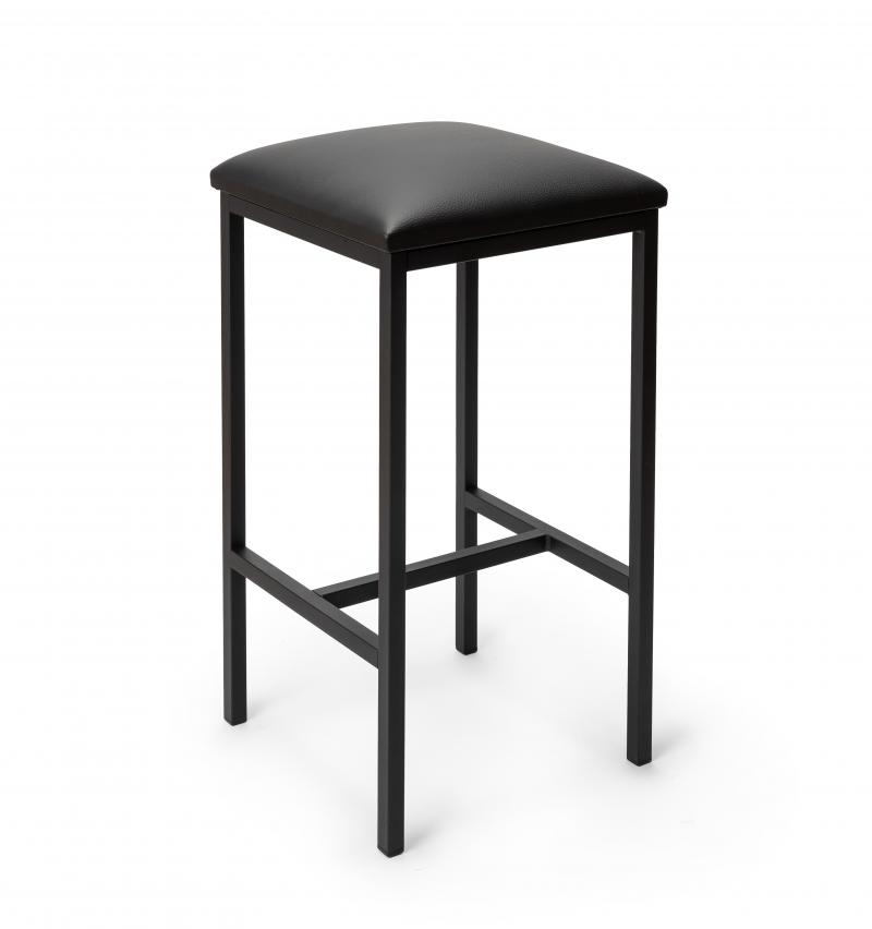 Hoker Stołek Barowy Industrialny Metalowy