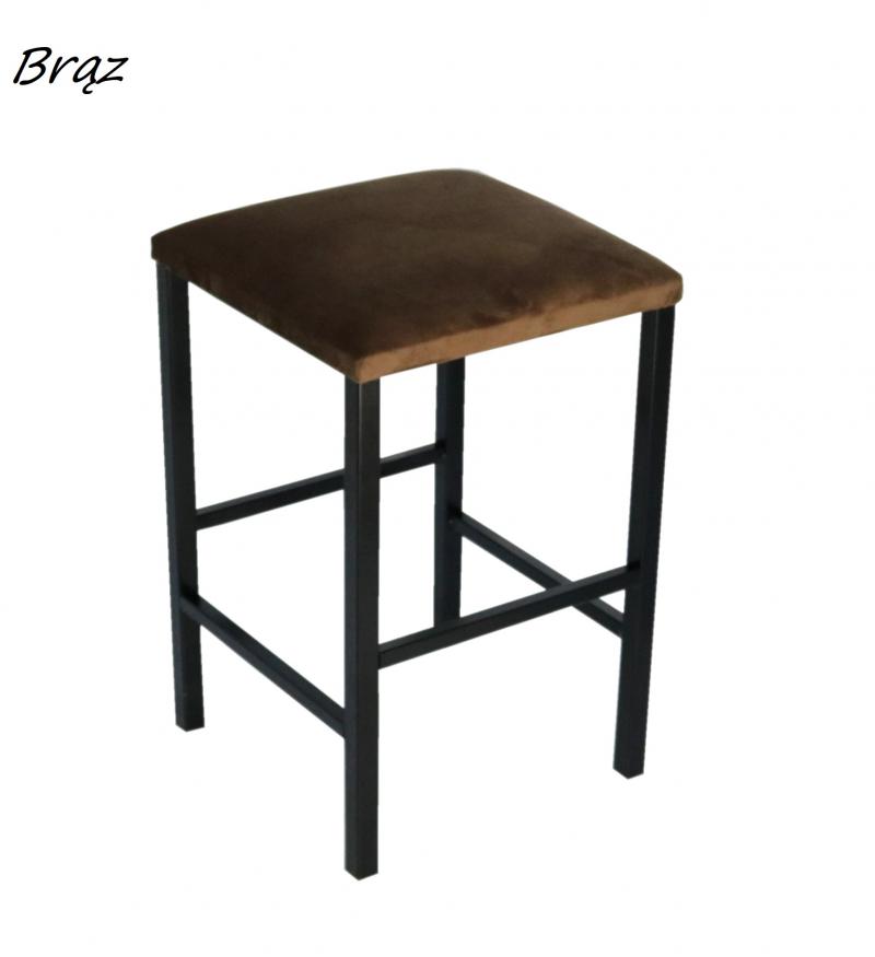 Stołek Taboret Klasyczny Kuchenny Czarny